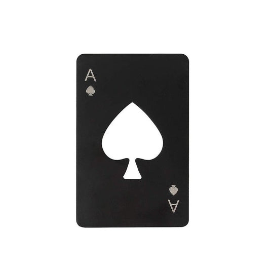 DESTAPADOR CARTA NAIPE POKAR ACERO INOX