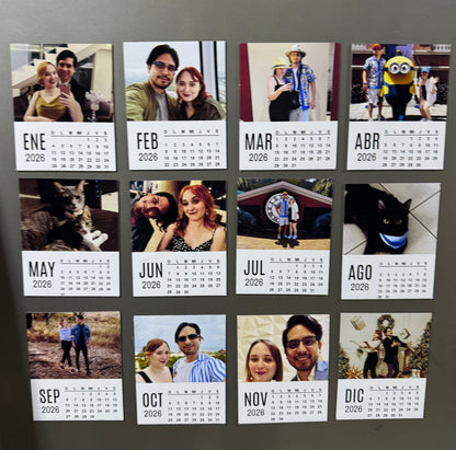 Imán calendario 2026