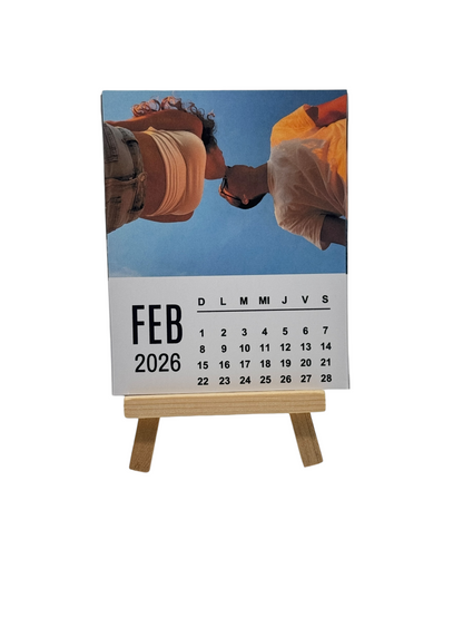 Calendario 2026 con tripie