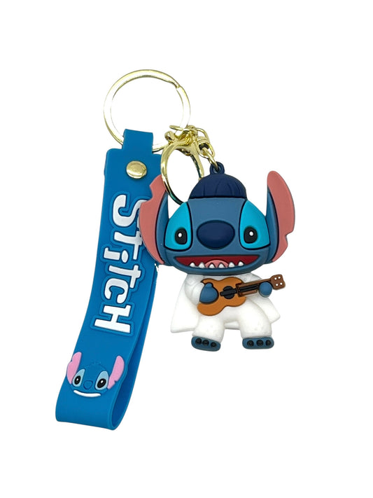 LLAVEROS STITCH SILICON | 4 MODELOS